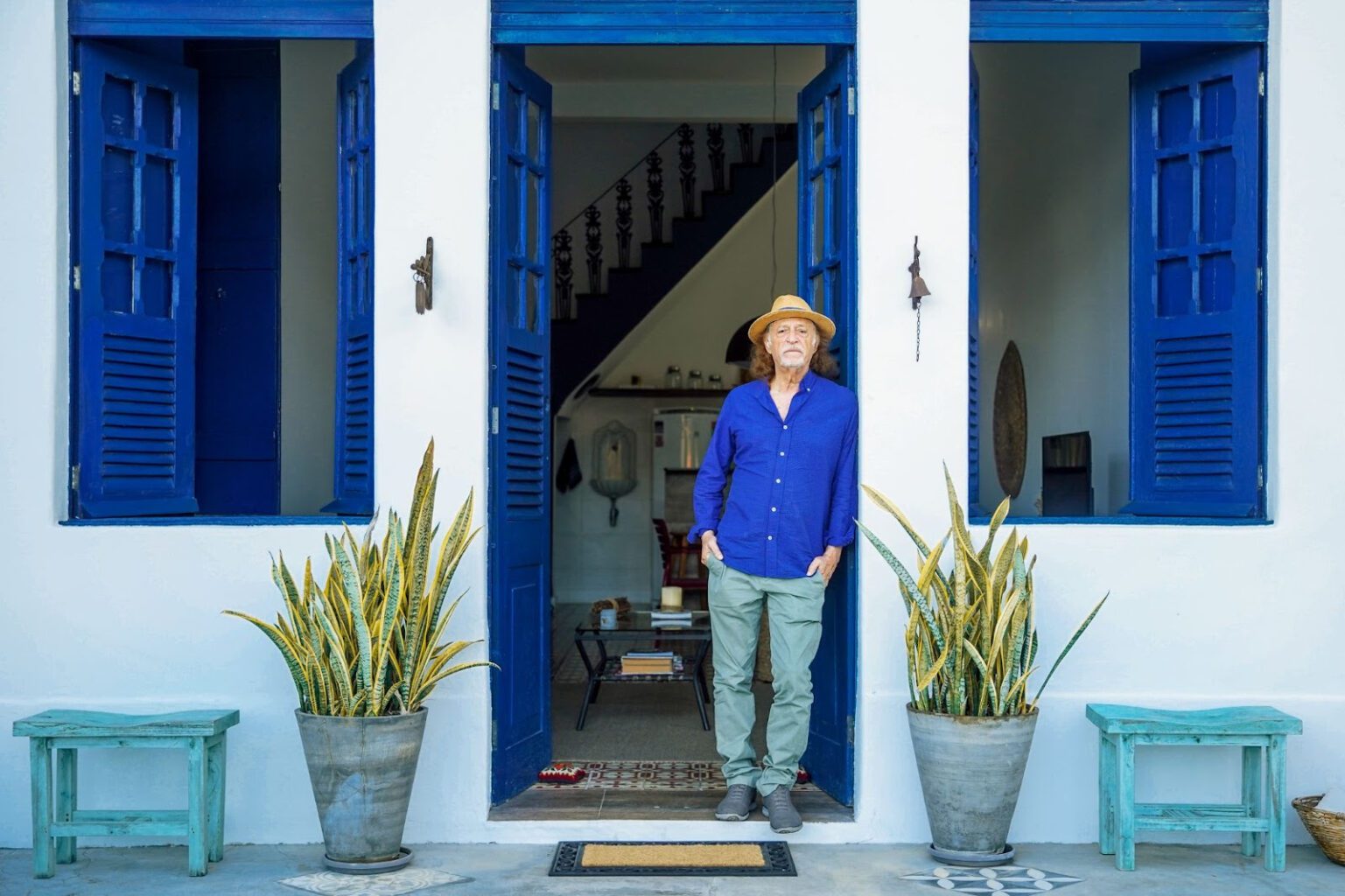 Casa de Alceu Valença em Olinda está disponível para locação no Airbnb